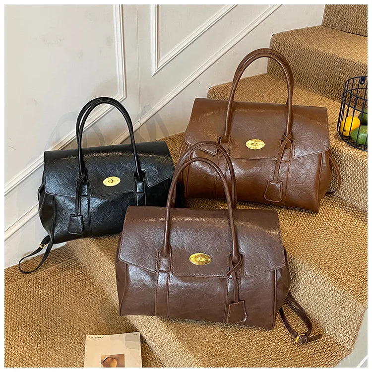 Fashion Women's High-quality Pu Leather Handbag 2026 New Business Large Capacity Commuter Shoulder Crossbody Bags for Women
