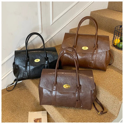 Fashion Women's High-quality Pu Leather Handbag 2026 New Business Large Capacity Commuter Shoulder Crossbody Bags for Women