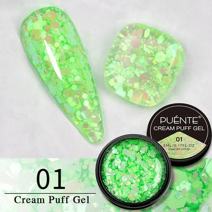 7.5ML Summer Fruit Series Cat Magnetic Gel Nail Polish Green Purple Pink Cat Eye Gel Soak Off UV Nail Art Varnish For Manicure