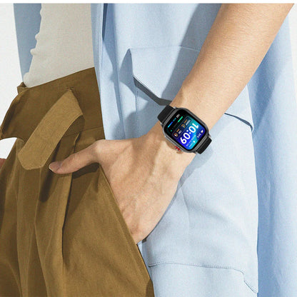LIGE Militray 1400mAh Large Battery Smart Watch For Men 2.01 inch HD Screen 100+Sports Mode Bluetooth Call Men Women Smartwatch