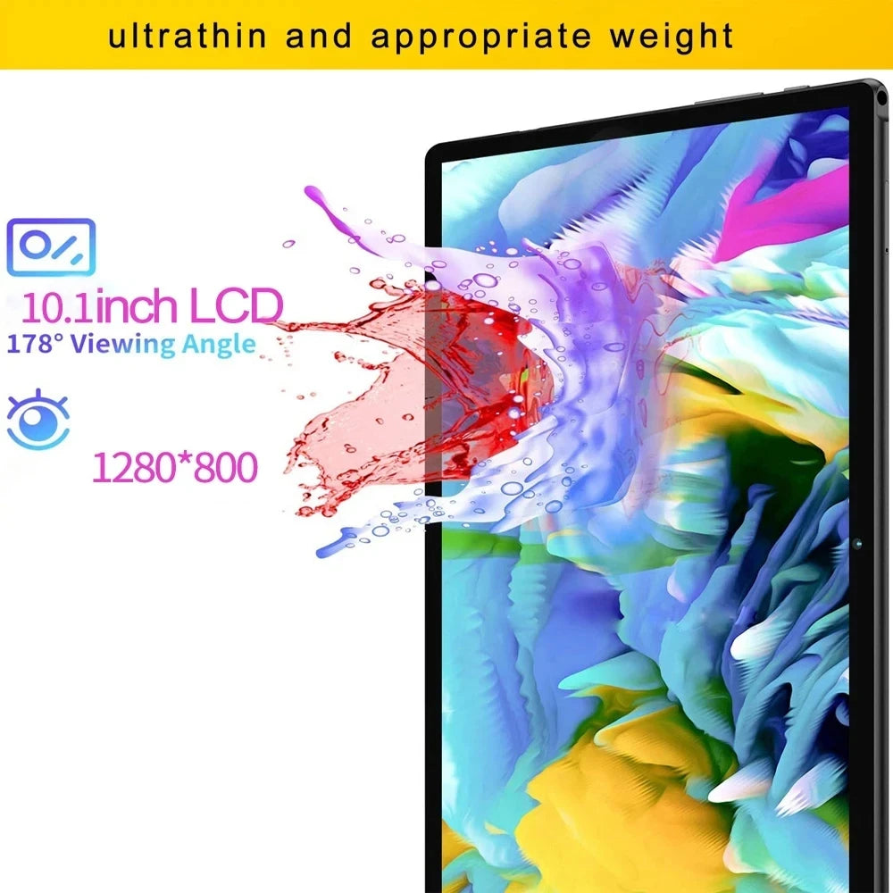 New 10.1 Inch Tablet PC 4G+64GB Global Tablete 3G Phone Call Dual SIM Card or WIFI Google Play Tablets For Laptop