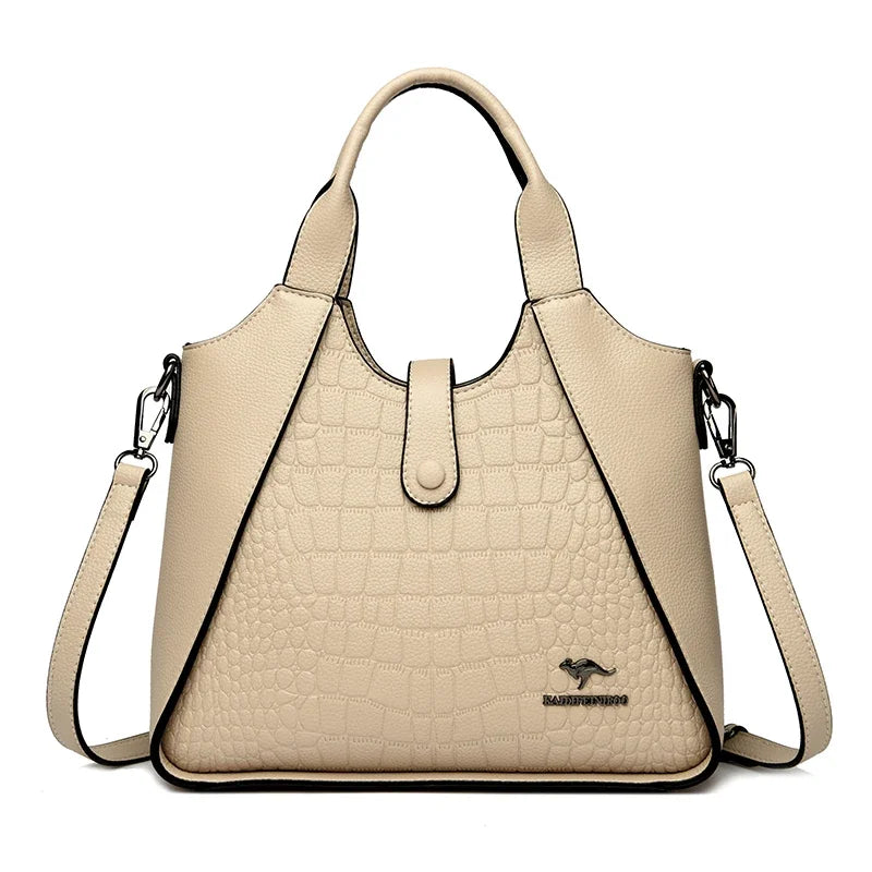 Luxury Designer Handbag Brand High Quality Soft Leather Bags 2024 Sac Crossbody Shoulder Bag For Womens Casual Tote Bag Bolsos