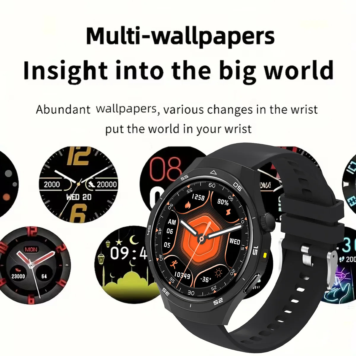 New Smartwatch Sports Fitness Bluetooth Call Smart Watches Heart Rate Monitoring Health watch for Android IOS for Men Women