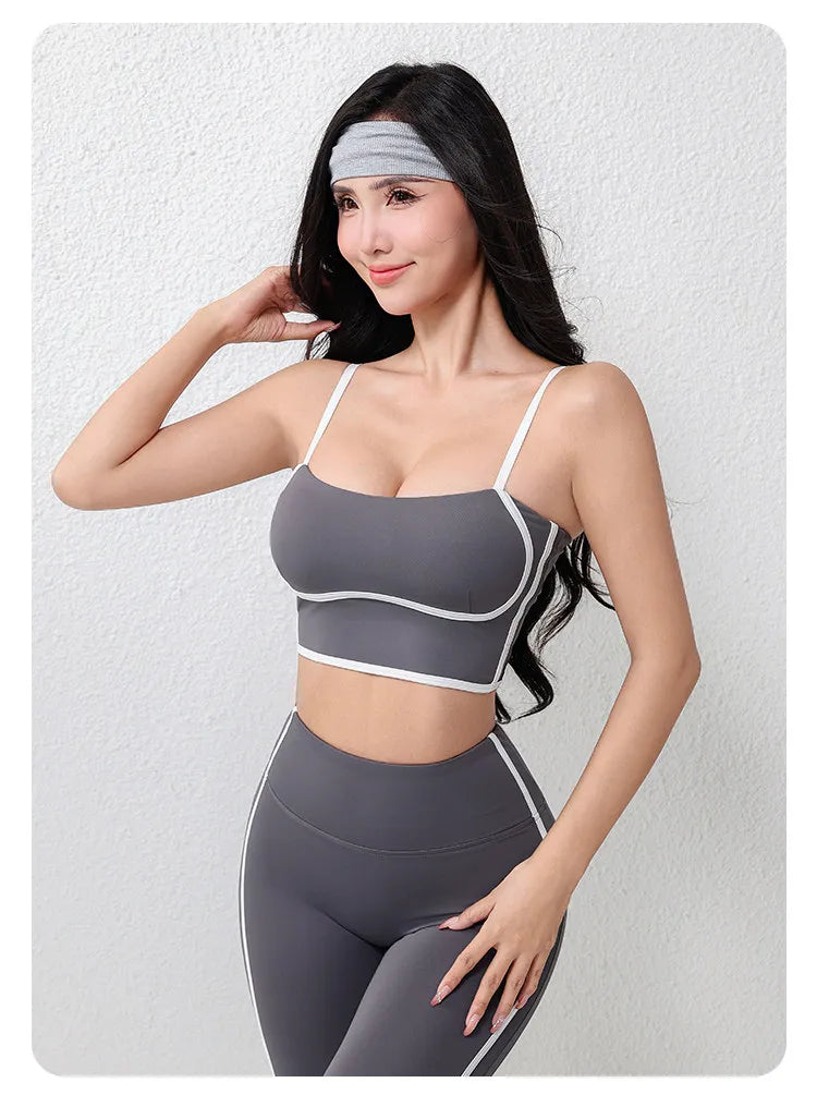 Women's Plus Size Fitness Flare Yoga Pants Four-Way Stretch Breathable Full Length Elastic Waist Hip Lifting Yoga Trousers