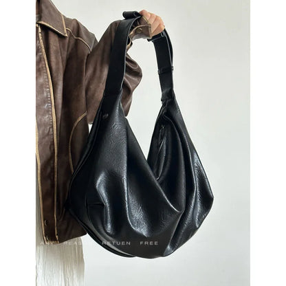 CGCBAG 2025 New Fashion Luxury Designer Tote Bag Simple Solid Commuting Original Brand Handbags Women Soft Leather Shoulder Bag