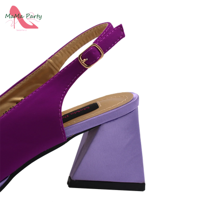 2024 New Design Special Fashion African Women Shoes Matching Bag Set High Quality with Platform Comfortable Heels for Part