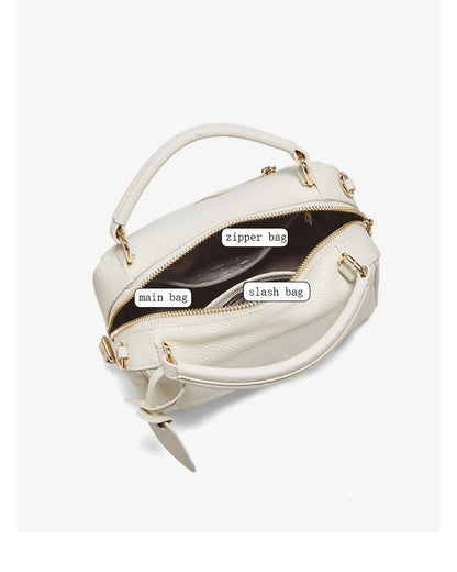 FOXER 2026 Fashion Women's Handbag Cow Leather Lady Shoulder Bag Light Luxury Crossbody Bag for Daily & Commute