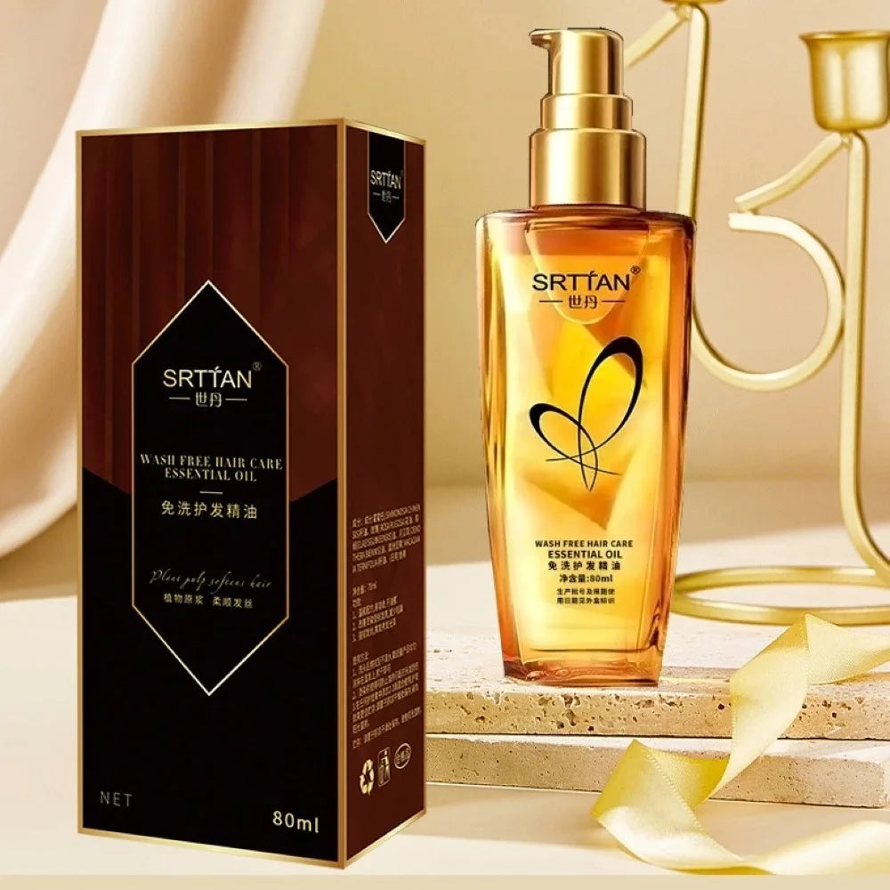 Deep nourishing hair care essential oil can increase luster and improve hair repair and damage fragrance
