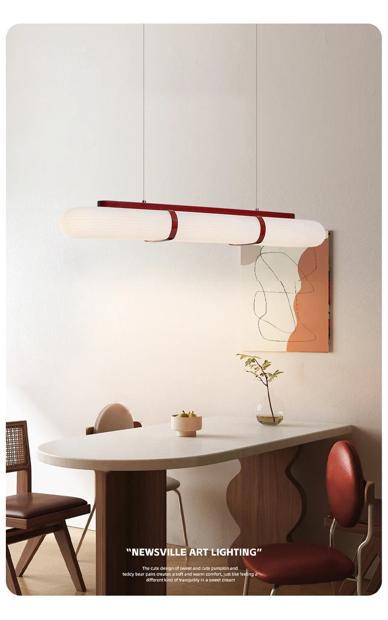 Minimalist Design LED Lights Modern Long Acrylic Ceiling Chandelier For Dining Room Kitchen Bar Luxury Home Interior Decoration