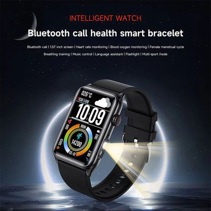 2025 New AI Health Manager Smart Watch Men Blood Pressure Blood Oxygen Sports Bluetooth Call Waterproof Health SmartWatch