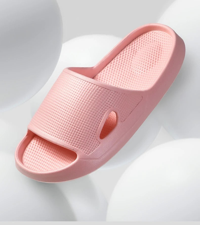 Thick Platform Cloud Slippers EVA Soft Sole Pillow Slides Summer Beach Flip Flops Women Non Slip Bathroom Home Slippers