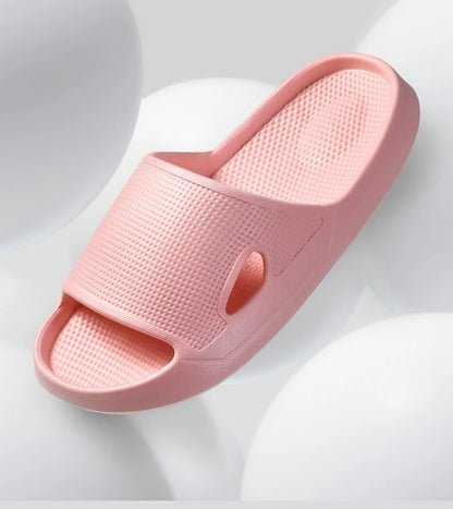 Thick Platform Cloud Slippers EVA Soft Sole Pillow Slides Summer Beach Flip Flops Women Non Slip Bathroom Home Slippers