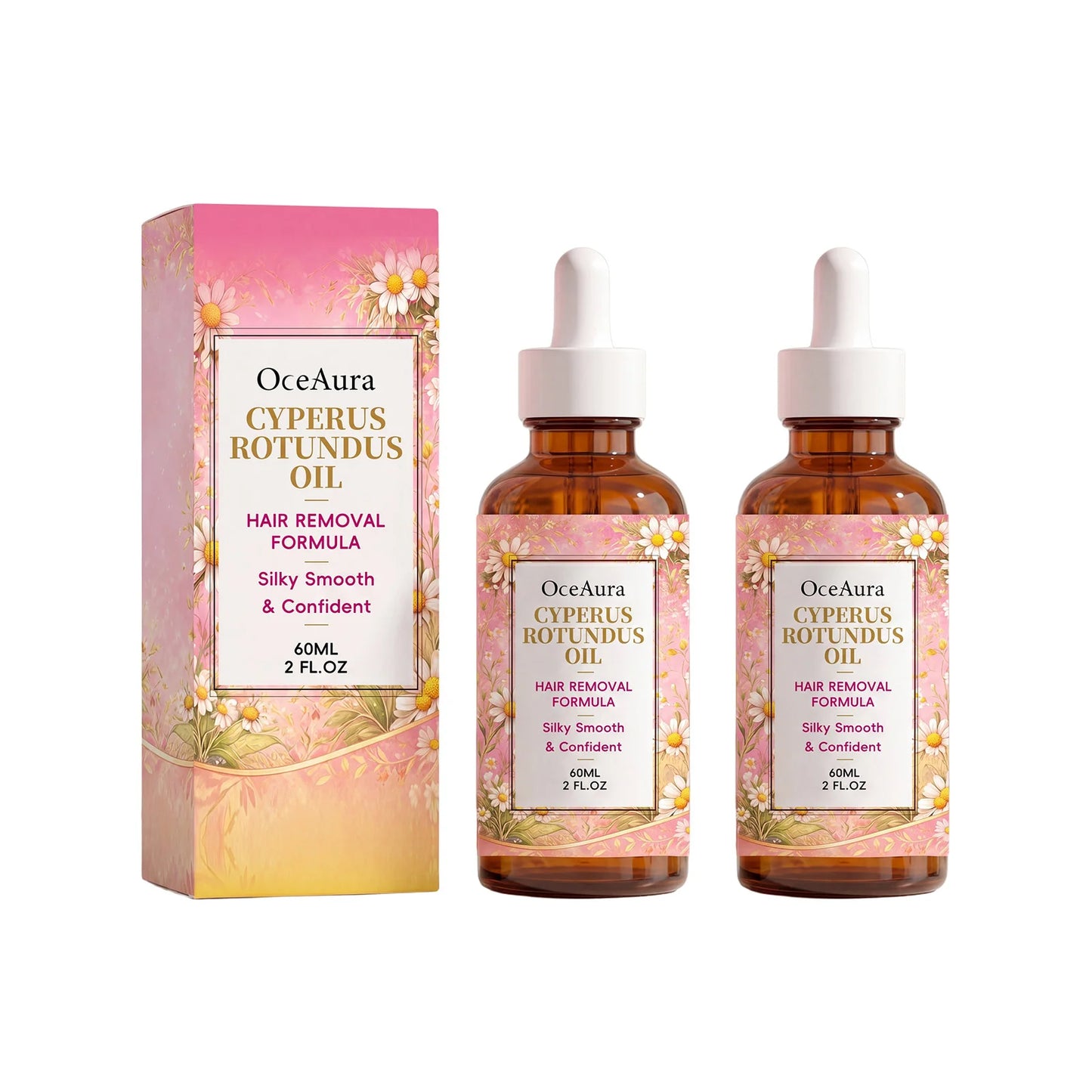 1/2/3PCS Cyperus Rotundus Hair Removal Oil Slow Hair Growth Post Depilation Care Moisturizing Silky Smooth Skin Gentle Body Oil