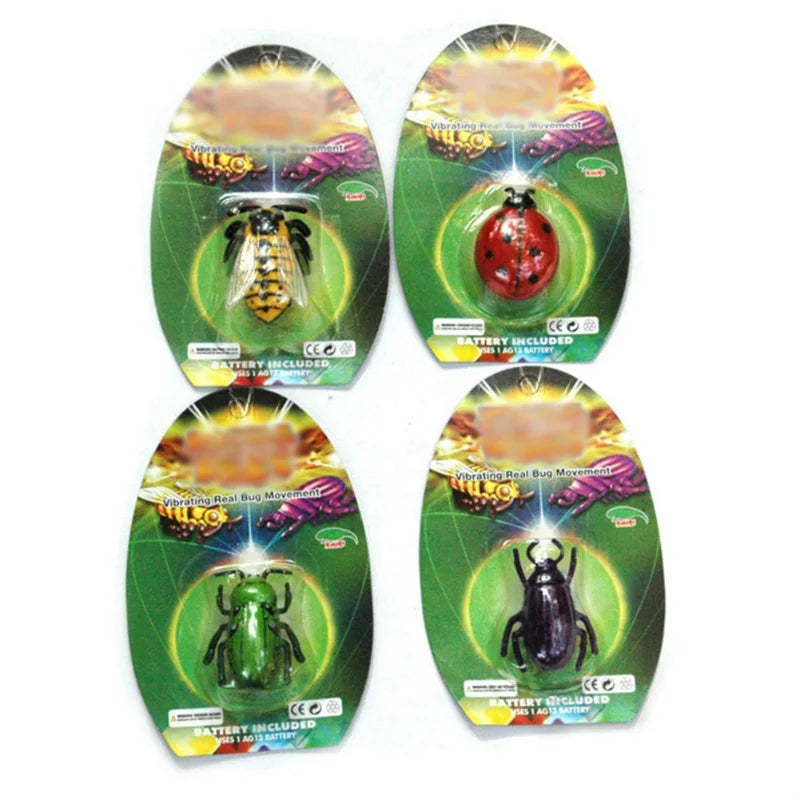 Beetle Ladybug Simulation Insect Toy Pet Cats Funny Rotating Electric Moving Interactive Playing Toys