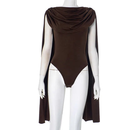 Sexy Swing Collar Jumpsuits for Women 2025 Fall Clothes One Piece Fancy Club Outfits Elegant Luxury Bodysuit Playsuit Jumpsuit