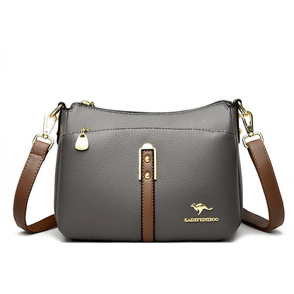 Genuine High Quality Soft Leather Women's Handbag Trend Designer Female Crossbody Bag Casual Shoulder Messenger Handbags 2025