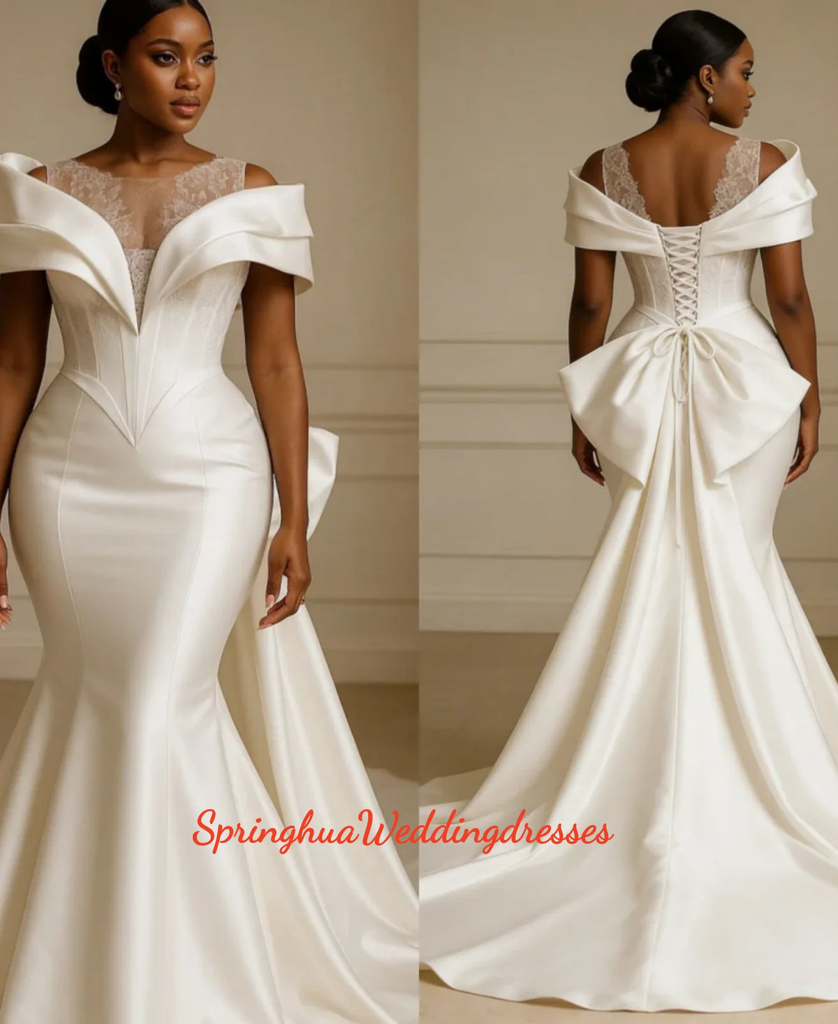 Customized African Ball Gown Luxury High Quality Wedding Dresses Long Sleeve Bride's Gowns Bridal Bride Gown Vestidos De Novia