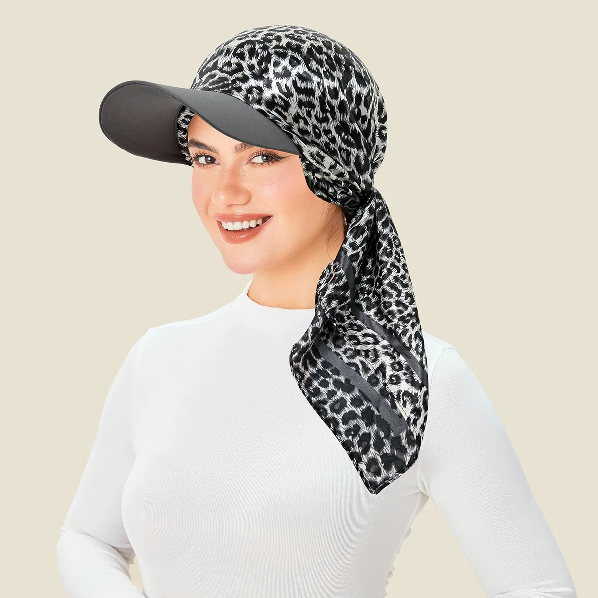2026 New Floral Print Women Hijabs Scarf Hat Soft Satin Kerchief Hairband Neckerchief Head Hijab Lady Headband Headwear
