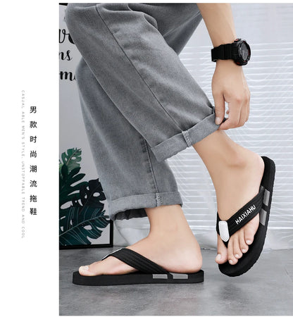 Men's Summer Flip Flops EVA Non Slip Slippers Soft High Quality Sandals Beach Indoor Slides Ultralight Fashion Orginal Shoes
