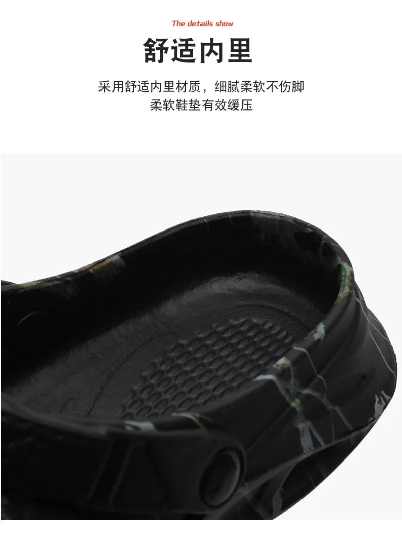 Plus Size 46 47 Summer Sandals for Men and Women Breathable EVA Beach Slippers Men Clogs Men Flip Flops Comfort Men Casual Shoes