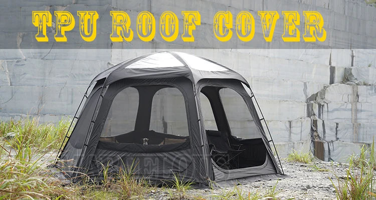 Hot Selling Large Connectable Big Family Camping Tent Dia. 460cm Geodesic Dome Tent with Modular Pod Tent Design 5 Bedrooms