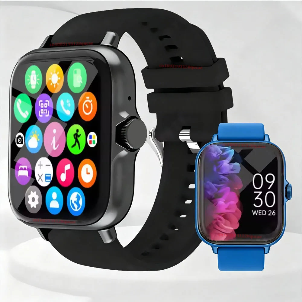 Men Women Smart Watch 2.01'' Waterproof Fitness Sports Watch Answer Call Sleep Sport Pedometer Information Alerts Smartwatch New