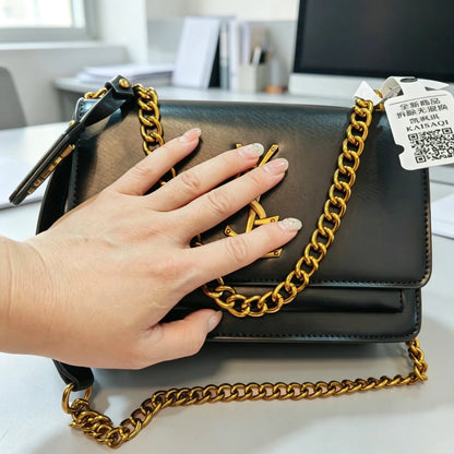 European high-end elegant leather women's handbag crossbody bag crossbody bag luxury designer classic popular multifunctional