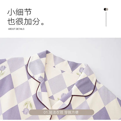 Newest M-5XL Women Short Sleeve Nightdress With Chest Pad Female Knited Cotton Nightwear Sleepdress