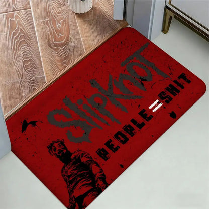 Band S-slipknot-S Classic Popular Long Floor Mat Cozy Flannel Soft Thick Non-Slip Mat For Living Room Bedroom Kitchen Decor Rugs