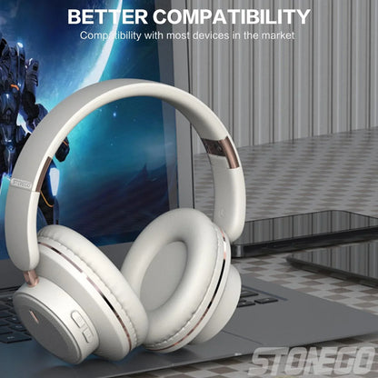 Wireless Headphones Bluetooth 5.3 Headset Foldable Portable Earphones Fashion Photography Props Aesthetic Outfit Accessories Long Battery Life Comfortable Lightweight Over Ear Bass Stereo Sound Adjustable Headband For Travel