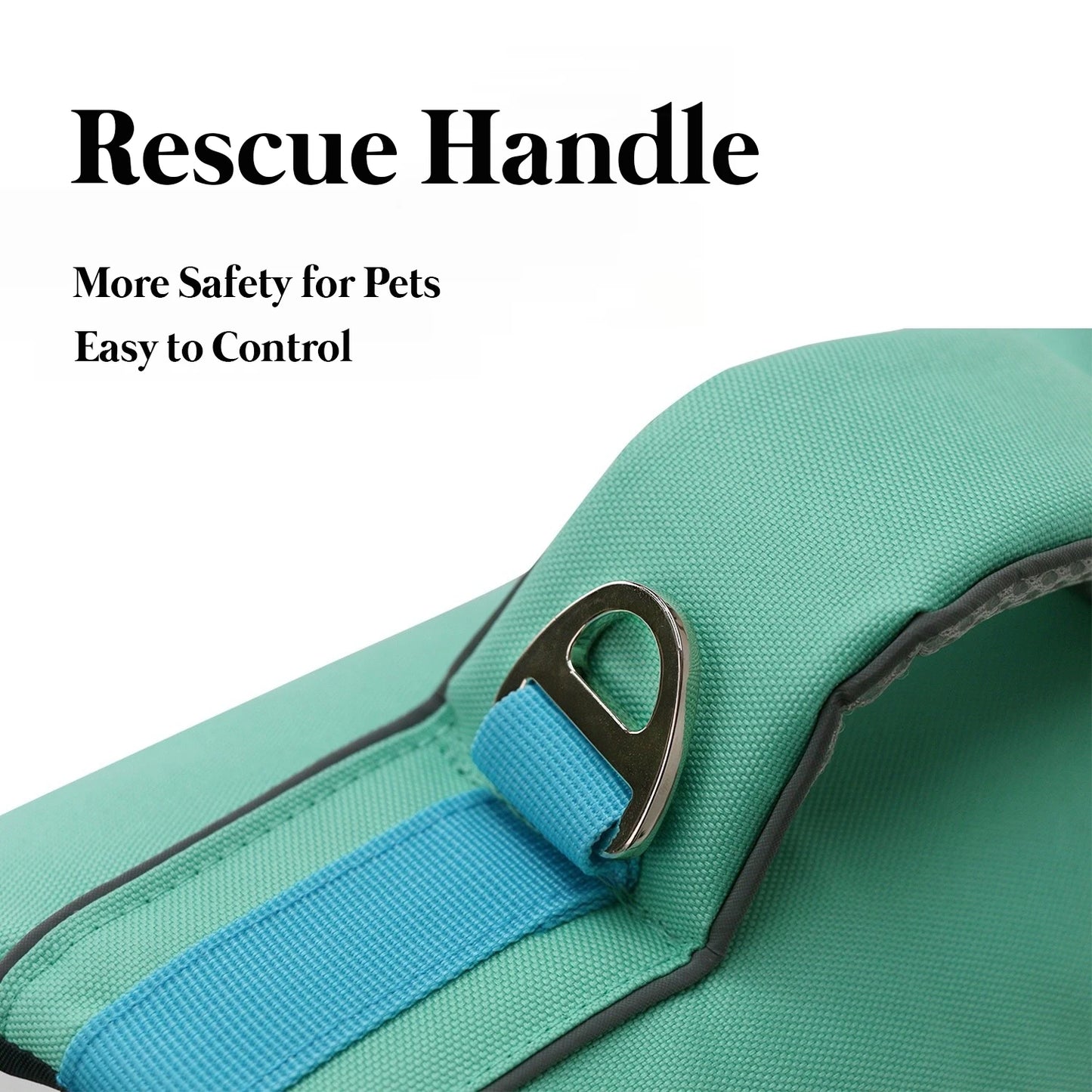 Dog Life Vest for Swimming Boating High Visibility Dog Lifesaver for Small Large Dogs Safety Puppy Preserver with Rescue Handle