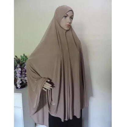 Fashion Muslim Hijab Scarf Oversize 120X110CM Khimar Islam Headscarf Hijab Femme Musulman Jersey Turban