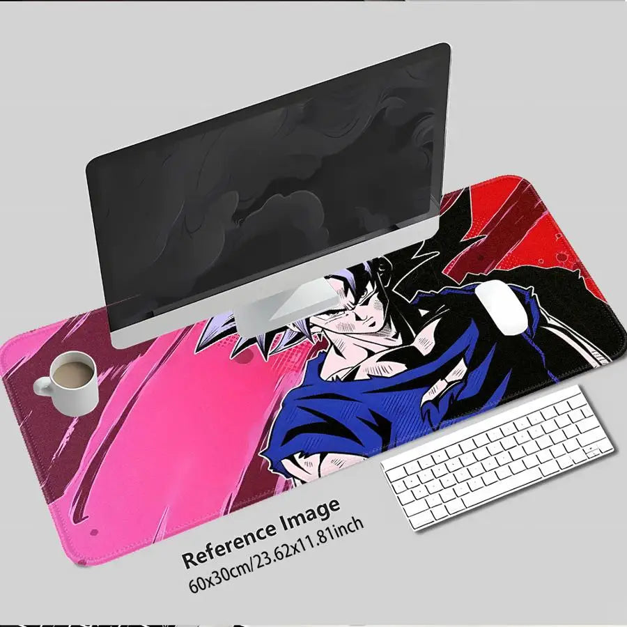 Mouse Pad office Pad Computer Laptop Pad Keyboard Mouse Pad Game Console Pad Desk accessories Waterproof Dragon Ball Goku Anime