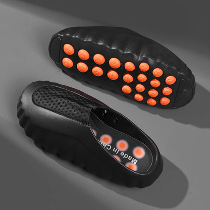 Men Slippers Thick Sole Slides Breathable EVA Slippers Shock Absorb Non Slip Woman Bathroom Beach Sandals Casual Footwear Unisex