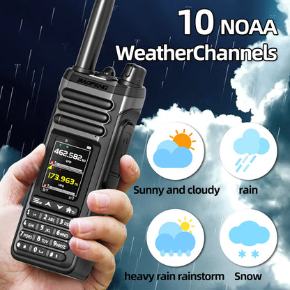 BAOFENG UV-36 PRO Walkie Talkie 10W Shortwave Receive Dual-mode Bluetooth Audio Programming Long Range Upgrade DM-32 Ham Radio