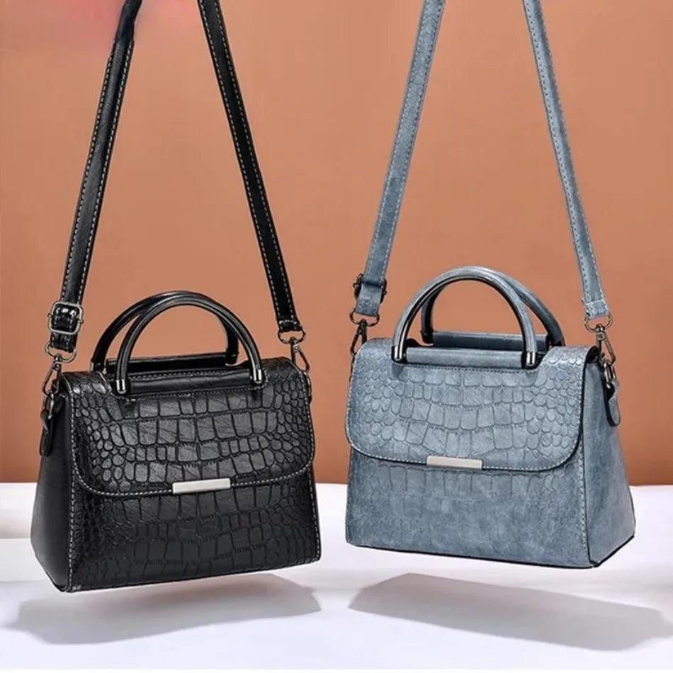 Women Vintage Bucket Shoulder Bag PU Leather Large Capacity Handbag Purse Ladies Fashion Crossbody Bag Tote