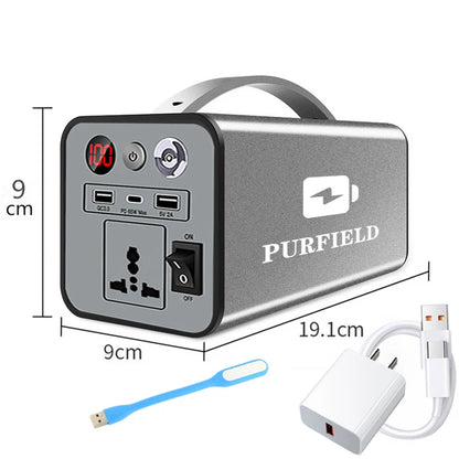 32000mAh 180W 110V 220V Portable Power Station Mobile Power Station Solar Power Generator Outdoor Emergency Bank For Camping