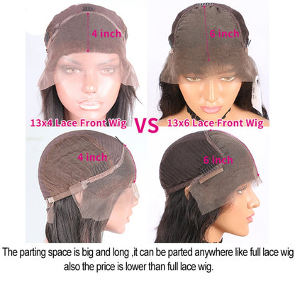 Premium Highlights Blonde Colored 13x6 HD Lace Front Human Hair Wigs Tuneful Malaysian Straight HD Transparent Lace Frontal Wig