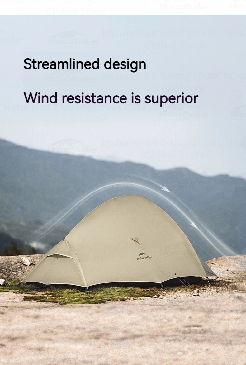 Naturehike Cloud Up Pro Tent Ultralight 1.36kg 1-2 Person 20D Waterproof Three Seasons for Camping Outdoor Hiking Backpack Tent