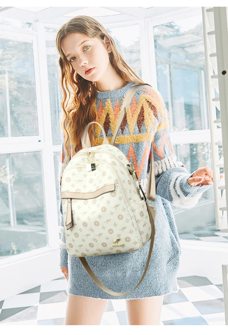 New Classical Fashion High Quality Soft Leather Travel Backpack Women Large Capacity Luxury Shoulder Bags School Bag Backpacks