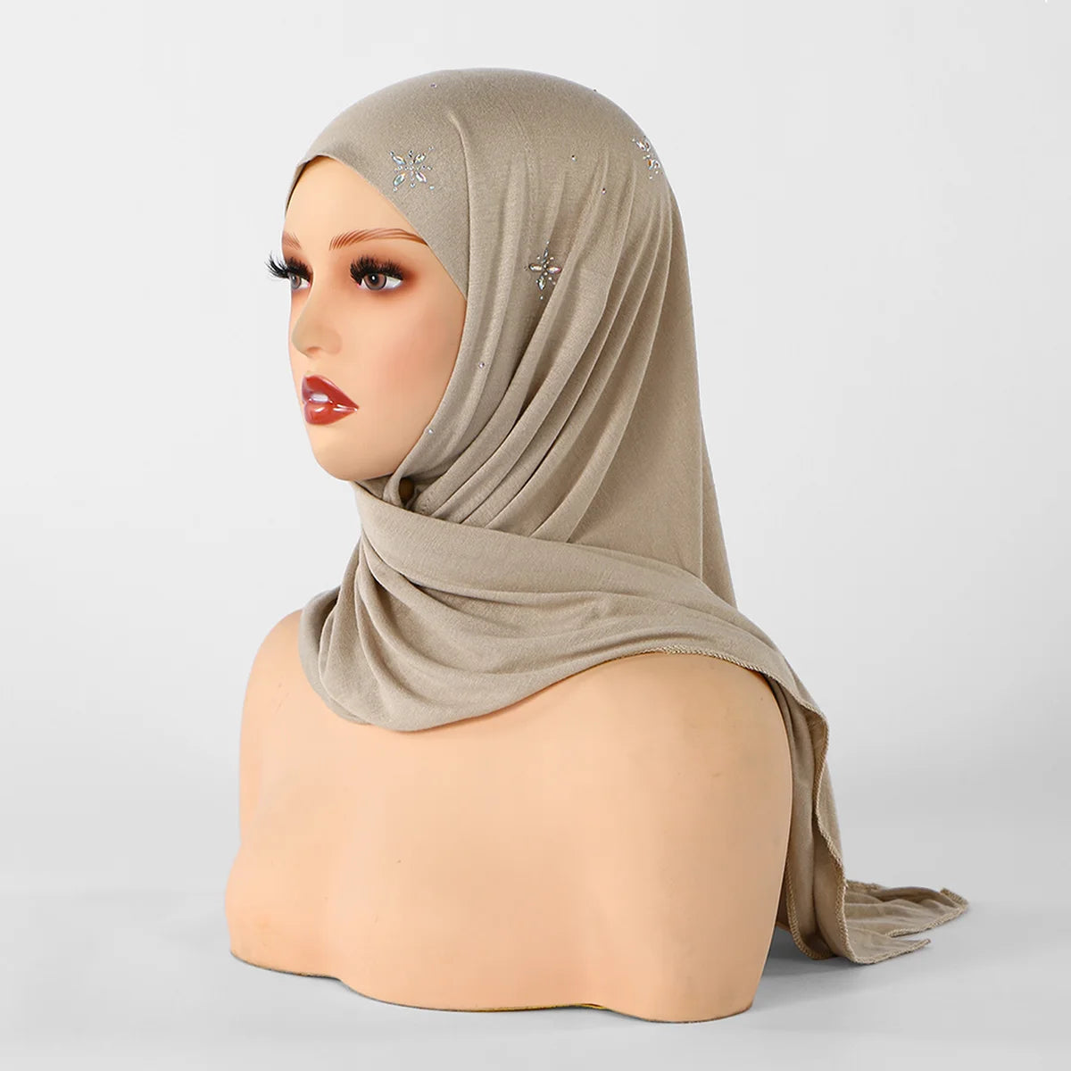 New Triangle Jersey Hijab Scarf For Women Muslim Shawls Headscarf Wraps Solid Color Scarves Head Wrap Islamic Turban Headband