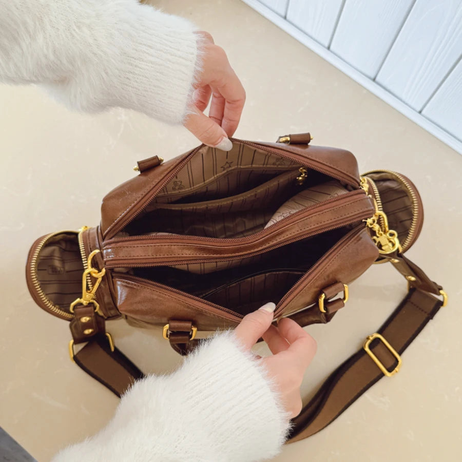 Fashion Luxury Brand Ladies Shoulder Bag Cartoon Bear Women's Crossbody Bag High Quality Tote Bag Waterproof Women's Hanbags