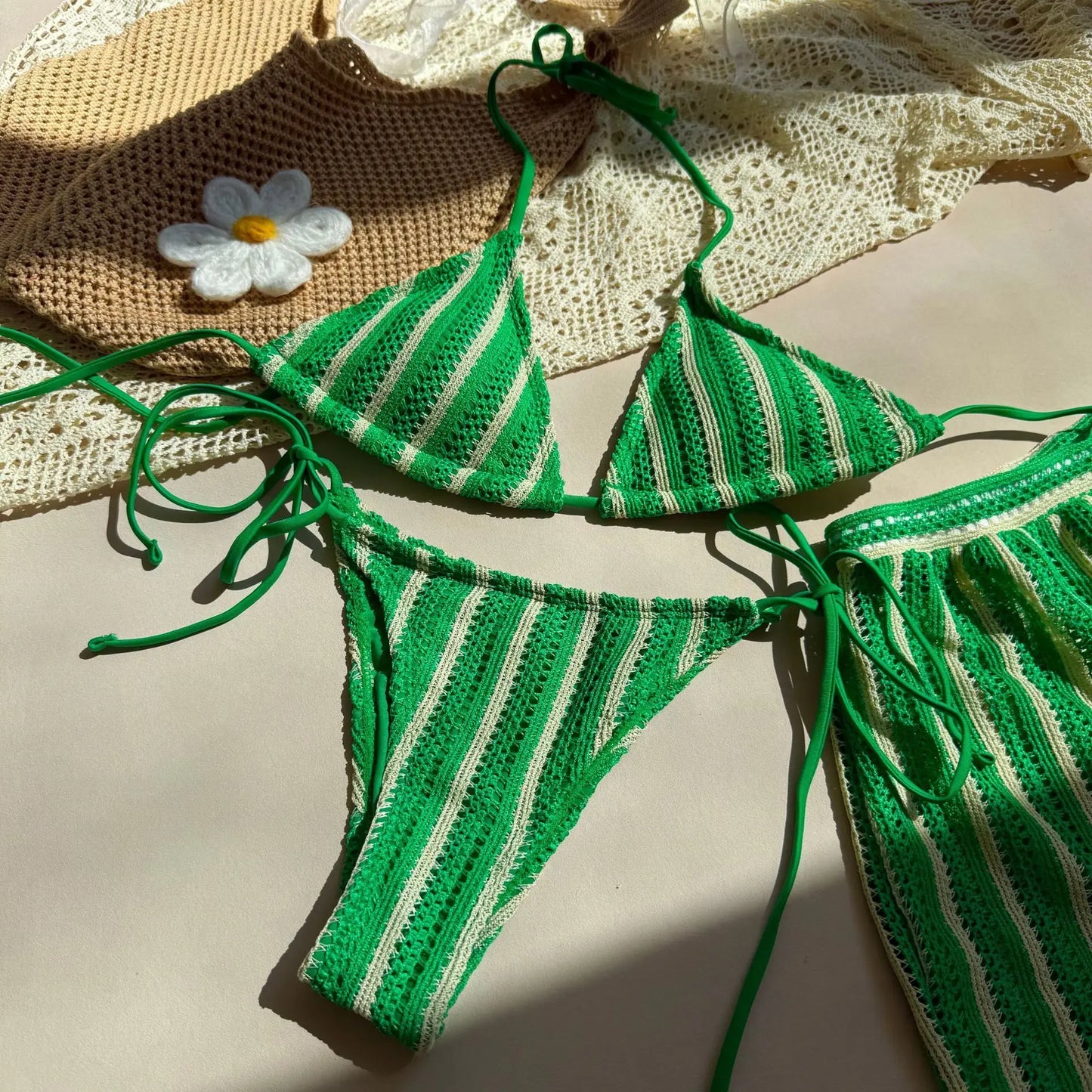 2026 Sexy Bikinis Female Swimsuits Women Three-Piece Swimwear Beach Swimming Wear Bathing Suits Brazilian Bikini Set Pool Bather