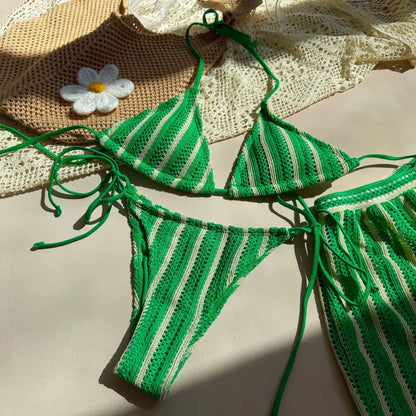 2026 Sexy Bikinis Female Swimsuits Women Three-Piece Swimwear Beach Swimming Wear Bathing Suits Brazilian Bikini Set Pool Bather