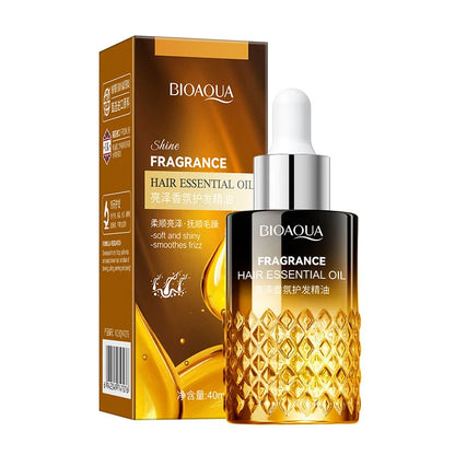 40ml Shiny Fragrance Hair Care Oil | Contains Moroccan Argan Oil | Smooths and Adds Shine, Tames Frizz | Emergency Essential for Dates/Commuting/Travel Photography | a Must-Have for Sofa Lovers, 40ml Per Bottle