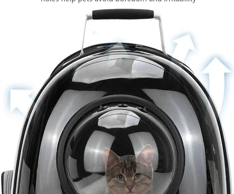 Transparent Breathable Portable Space Capsule Pet Carrier Backpack for Dog Cat Carrying Transport Bag