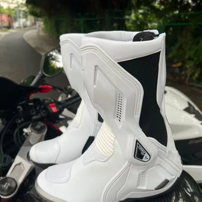 Torque 3 Off-Road Motorcycle Botas Professional Track Riding Boots Cowhide Waterproof Racing Anti-Collision for Rally Race shoe