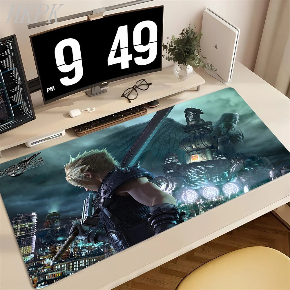 Large Game FINAL FANTASY IX Mouse Pad XXL Mouse Pad For Home Office Waterproof Deskmat Computer Mouse Pad Keyboard Mat