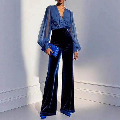 MsChuh Jumpsuits For Woman Bodysuits Jumpsuit Dignified Simple Style Elegant Temperament Commuting Slim Long Sleeves Fashionable