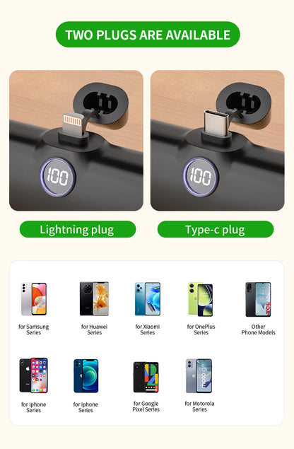 Fast Charging Power Bank Portable Charger External Battery Pack for iPhone Android LED Digital Display 5000mAh Mini Powerbank